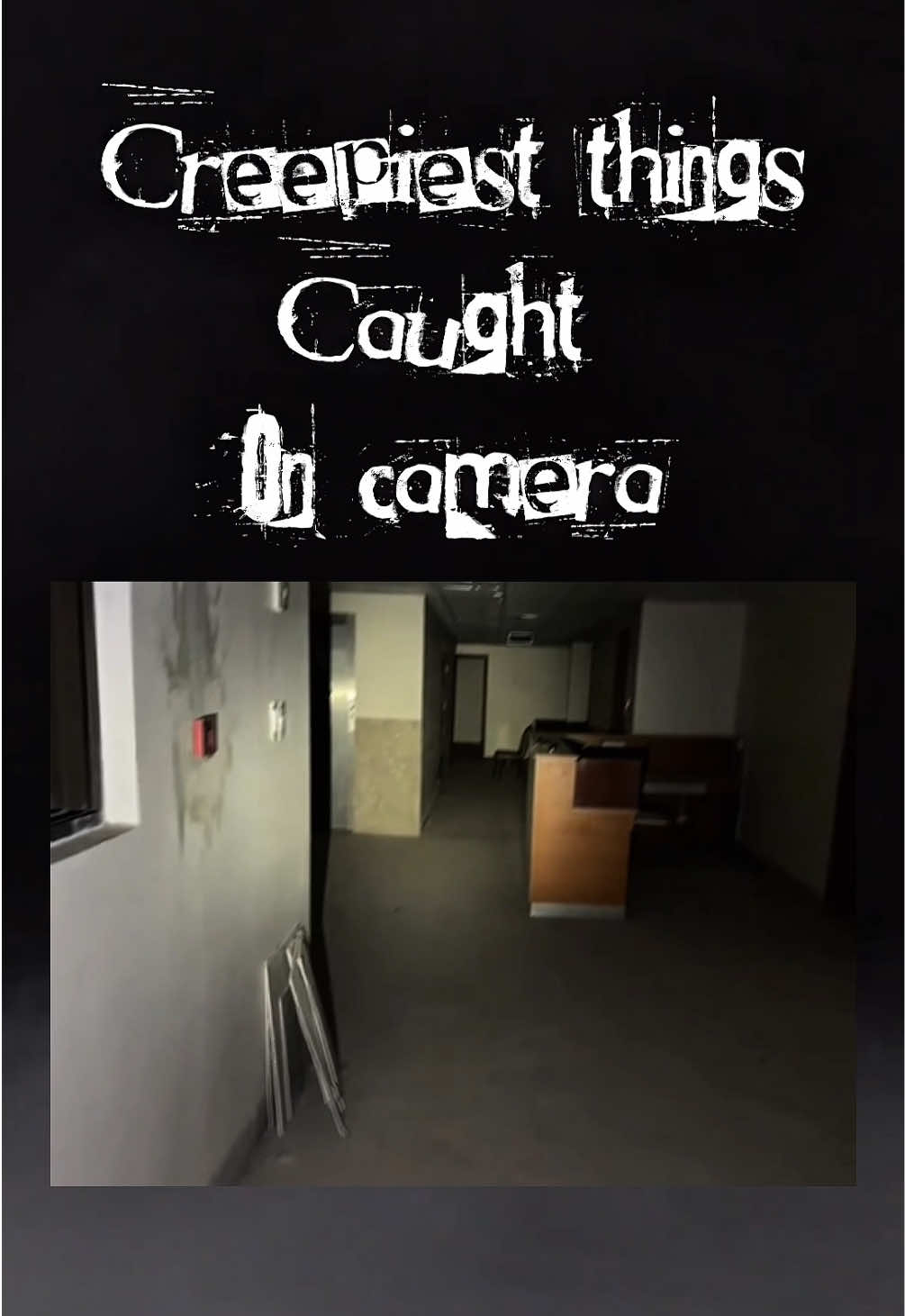 A post by @coinflipenergy on TikTok caption: A man conducting a paranormal investigation in an abandoned building has a run in with an angry spirit. #scary #ghost #horror 
