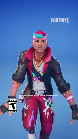 A post by @fortnite on TikTok caption: TAAAKKEE MMEEEE OOONN! 🔈🔉🔊 @officialaha’s Take On Me emote is here with moves by @costnmayor!