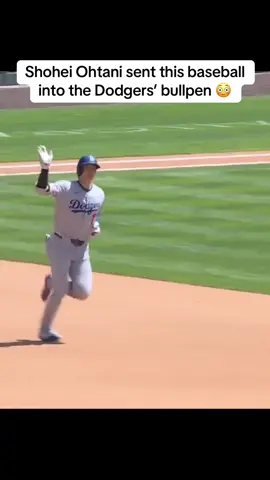 A post by @espnatbat on TikTok caption: #ShoheiOhtani does it again 💪 #dodgers #ohtani #mlb #baseball 