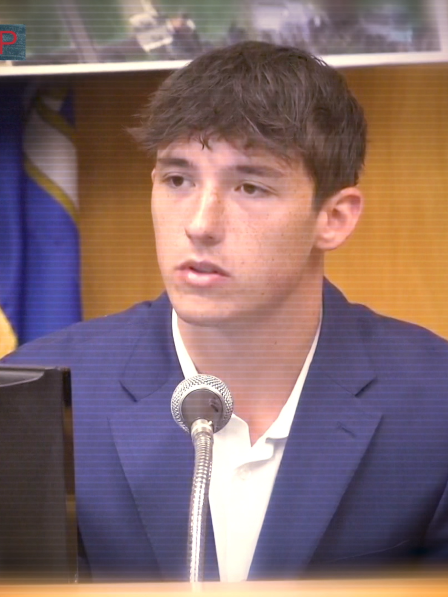 A post by @courttvlive on TikTok caption: On Day 6 of the Preppy Party Murder Trial, witness Jack Snyder revealed the events surrounding the fatal house party. #RaulValle is charged with murdering high school lacrosse star James McGrath by stabbing him during a party where others were also injured. #CourtTV - What do YOU think? #courttvtiktok #crimestory #JamesMcGrath #murdertrial