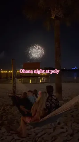 A post by @aliceclarkpayne on TikTok caption: Disney’s Polynesian Village Resort 626 Ohana evening as a family of five  Pin trading, Wailulu Bar & Grill, Kona Cafe, marshmallows, Happily Ever After 💖 #disneymom #disneyfamily #disneyvlog #disneyhotel #626 #liloandstitch #ohana 