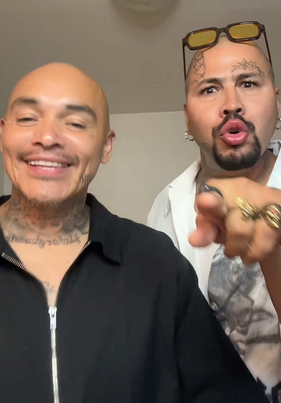 A post by @trinoxadam on TikTok caption: Don’t call me baby #madisonavenue Fits @NovaMEN @Fashion Nova …… #dontcallmebaby #90sthrowback #90s #90smusic #fypシ゚viral #duo #trinoxadam #Tatcha #fypシ #la #fy #losangeles #fyppp #iconic #tiktok #lipsync #legend #vibes #xuhuong #latino #chicano #mexican #fyyyy  #foryoupage #parati #xyzbca #fup 