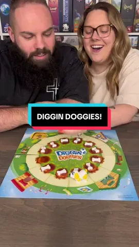 A post by @games4two on TikTok caption: Come Play Diggin’ Doggies With Us! #boardgames #GameNight #couple #fun 