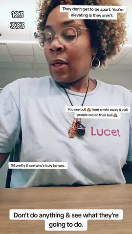 A post by @im.tha.auntie on TikTok caption: It's meant for you to speak up, speak out & then observe. You'll see who's truly for you.