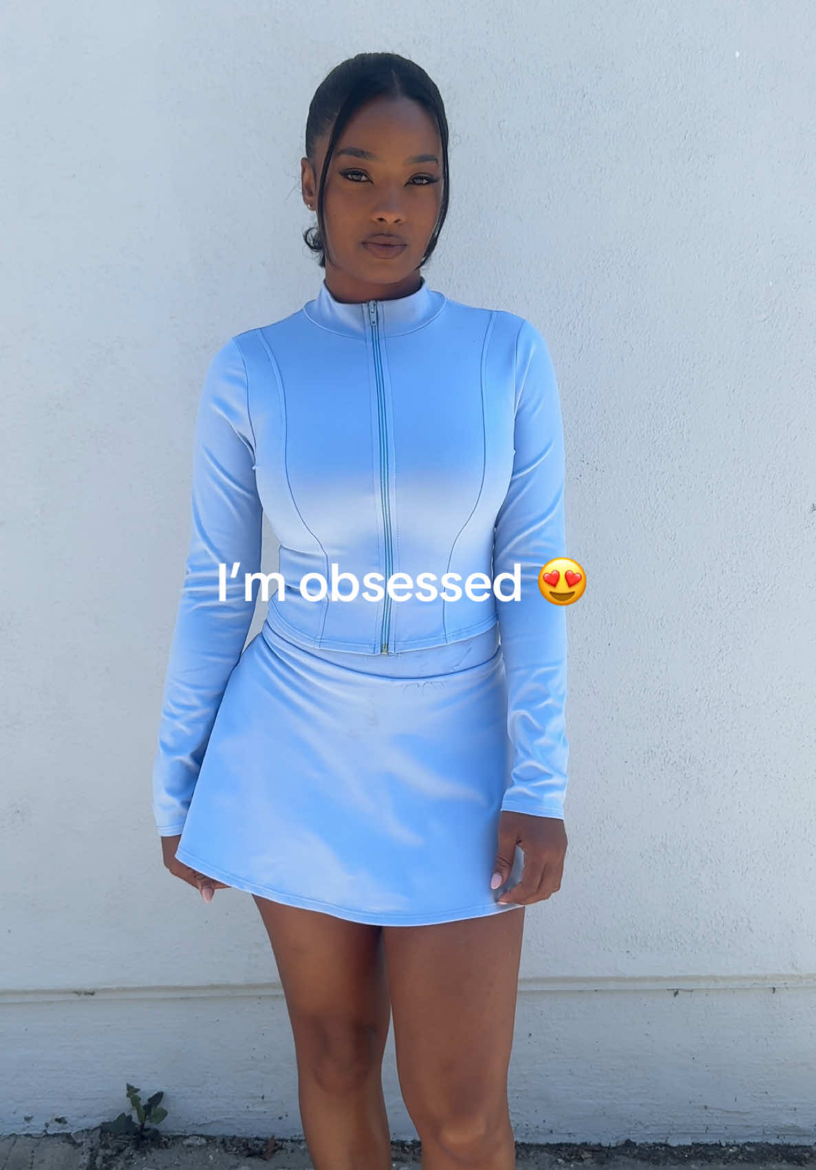 A post by @la_britney on TikTok caption: @LaNation Shop Align Skirt Set 🔥