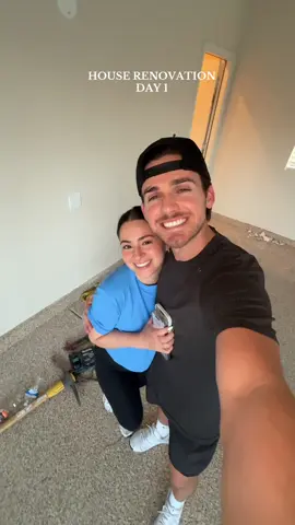 A post by @_thescottfamily on TikTok caption: HOUSE RENOVATION HAS STARTED!✨can’t believe the progress already🥹 