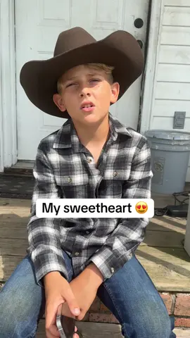 A post by @wrenandemmesworld on TikTok caption: Gotta teach him that good old country!!! We love us some John Michael Montgomery 🤠 #wrendavid #countrymusic #icanloveyoulikethat #johnmichaelmontgomery #louisianaboy #music #fyp #foryou #louisiana 