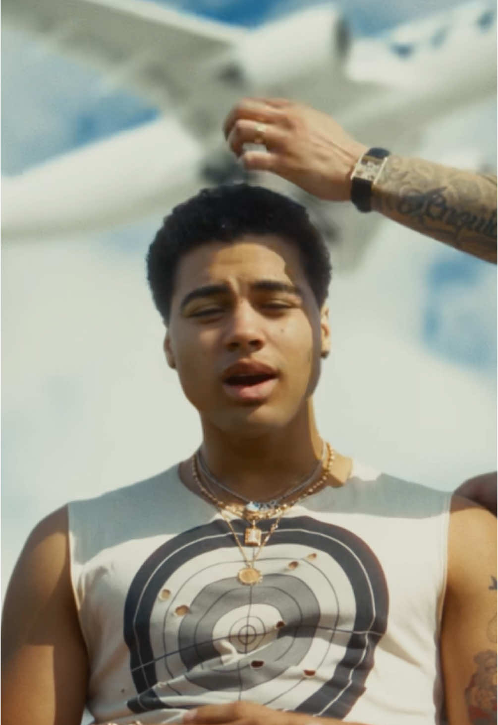 A post by @24kgoldn on TikTok caption: JUNE OUT NOW ON ALL PLATFORMS THANK U TO ALL THOSE THAT WAITED PATIENTLY ON ME, I PROMISE THERES MORE COMING TELL UR FRIENDS TELL UR MOM TELL UR OPPS; WE BACK!!