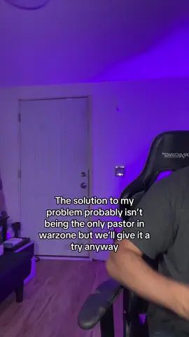 A post by @pastorstevenn on TikTok caption: God and gaming isn’t for the weak #christian #warzone 