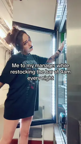 A post by @glittermemadi on TikTok caption: A couple college degrees later and I’ve never been set free. 7 years and counting in the industry. #fypシ #bartender #closing #closingtime 