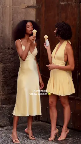 A post by @houseofcbofficial on TikTok caption: House of Cb dresses + a girls trip. The only combo we need this Summer. #houseofcb #eurosummer #vacationoutfits 