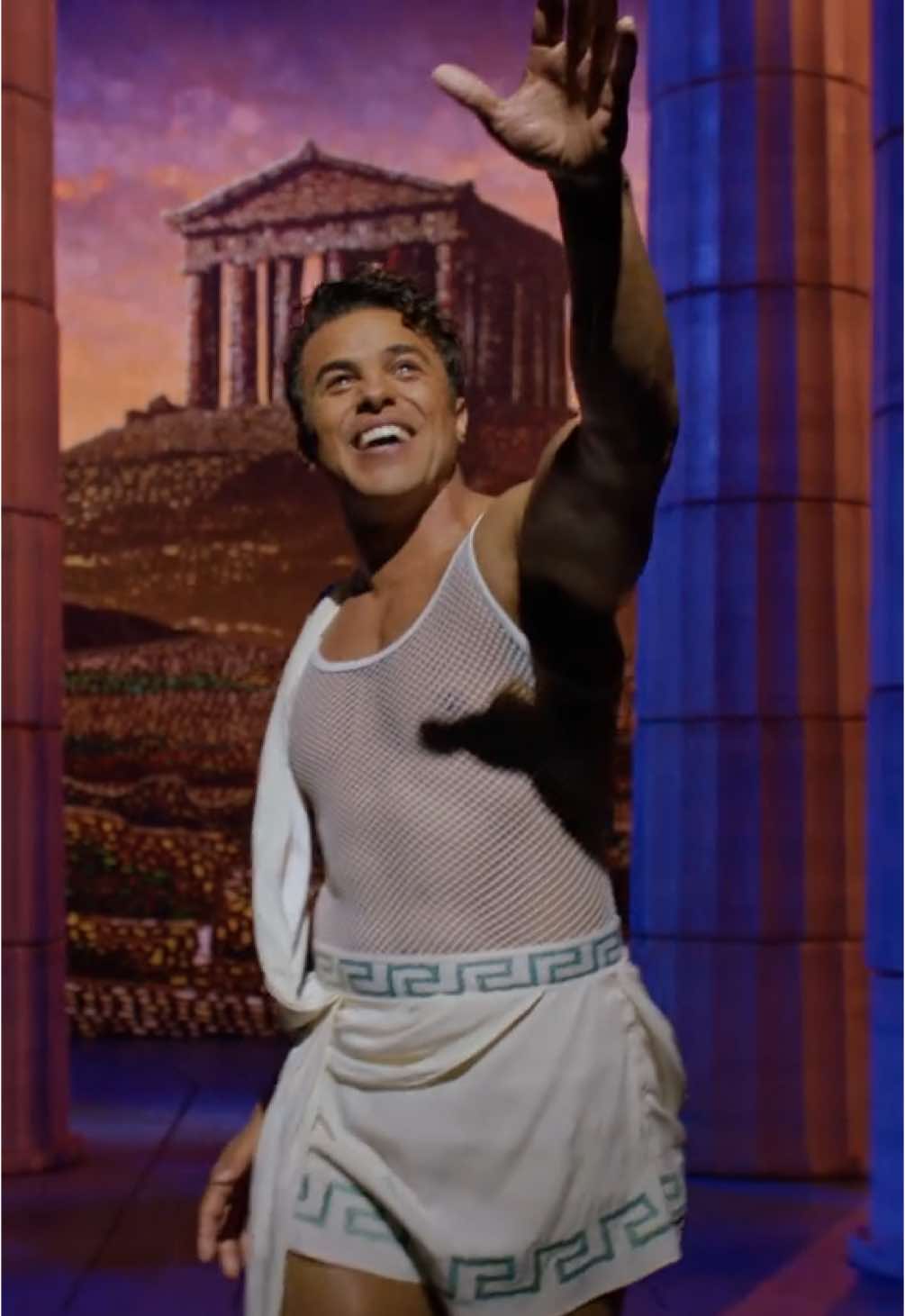 A post by @disneyuk on TikTok caption: Go The Distance with this sneak peek at Disney's Hercules, the new musical now playing at Theatre Royal Drury Lane 🎶 #hercules @Disney on Broadway 