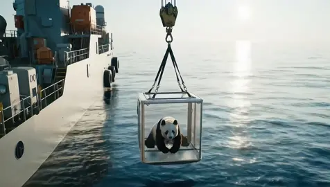 A post by @deepseavisitorsofficial on TikTok caption: A new world  #panda #underwater #capsule #ImAgIne 