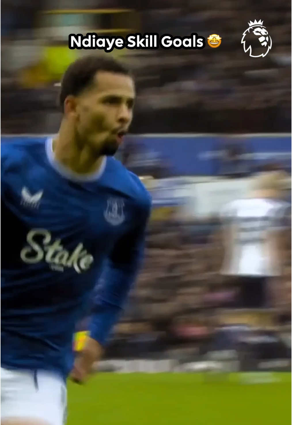 A post by @premierleague on TikTok caption: Iliman Ndiaye. Underrated baller? 😅 #PremierLeague  @Everton 