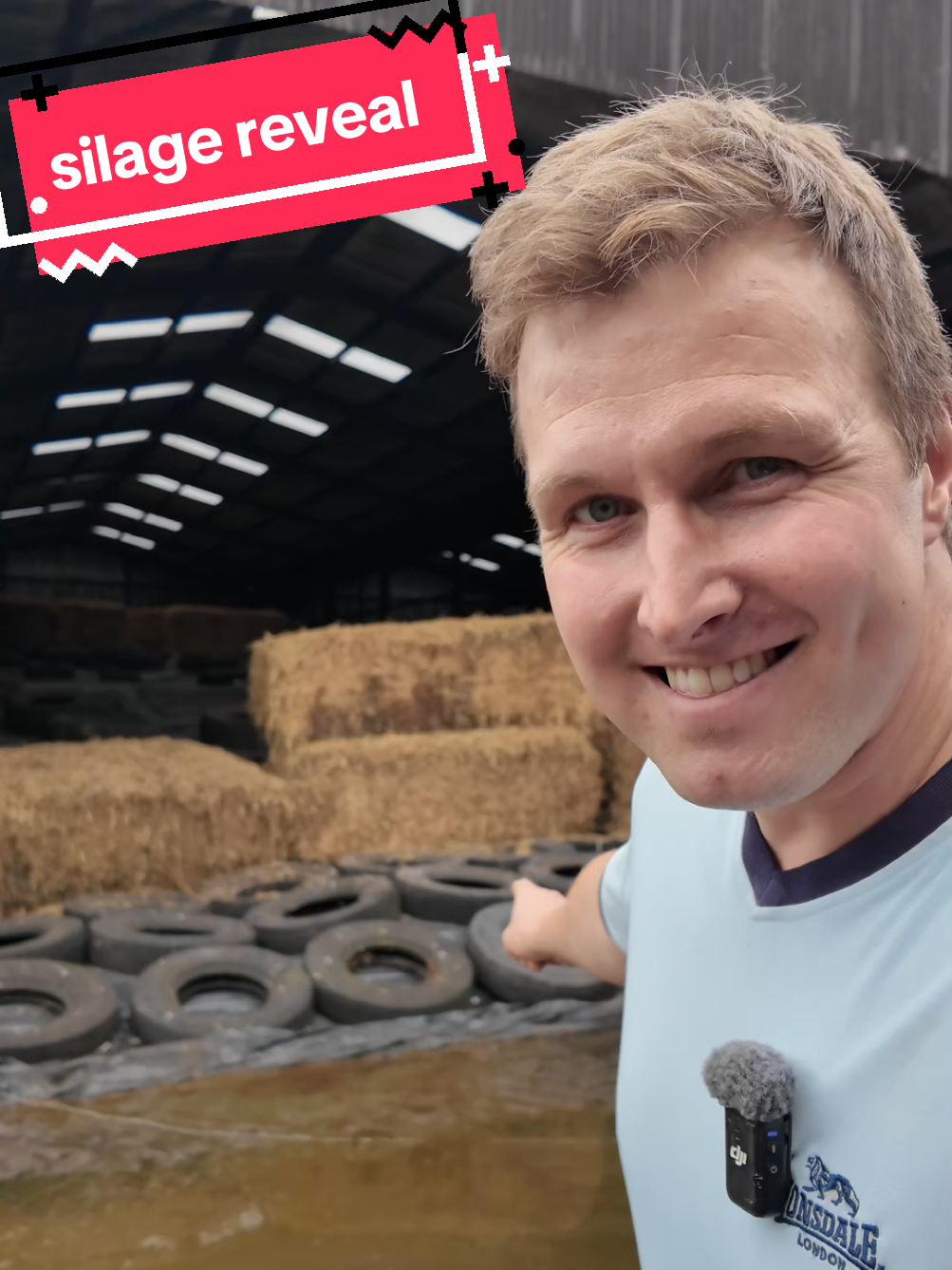 A post by @farmtheoryni on TikTok caption: I do love a silage reveal! #silage #reveal #farming 
