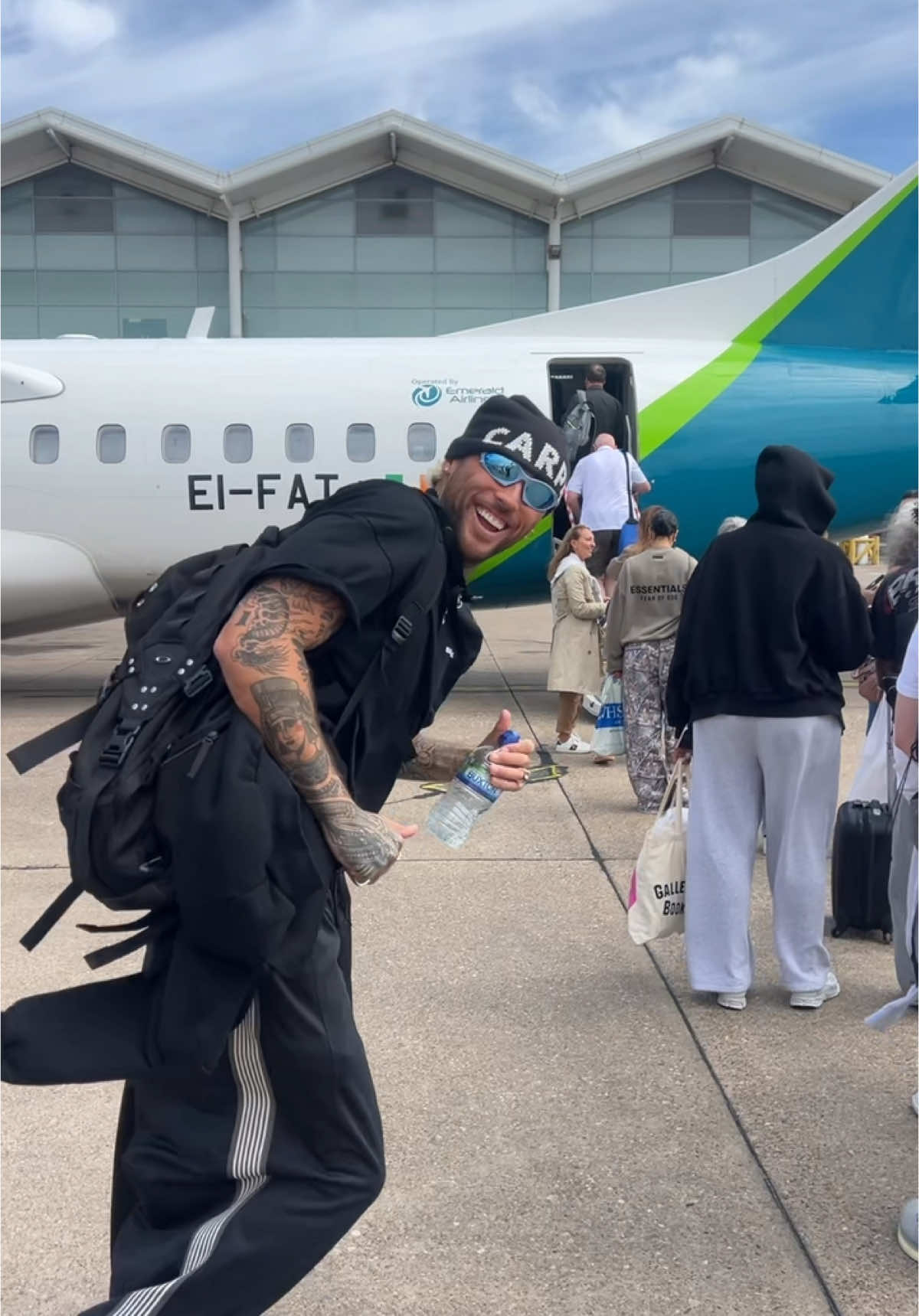 A post by @lancesavali on TikTok caption: Family trip on our private jet ✈️😃 @Maho Udo @Taylor @Nataly Santiago  #fyp 