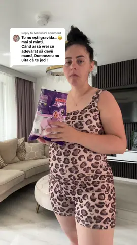 A post by @rebeca.madalinaa on TikTok caption: Replying to @Măriuca 🤰💁‍♀️Cand o sa nasc o sa zici ca nu e al meu🤣🤣🤦🏻‍♀️
