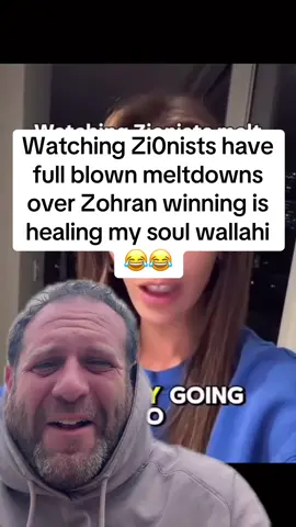 A post by @jacobbergeractor on TikTok caption: Watching them crashout about Zohran is soo good😂😂