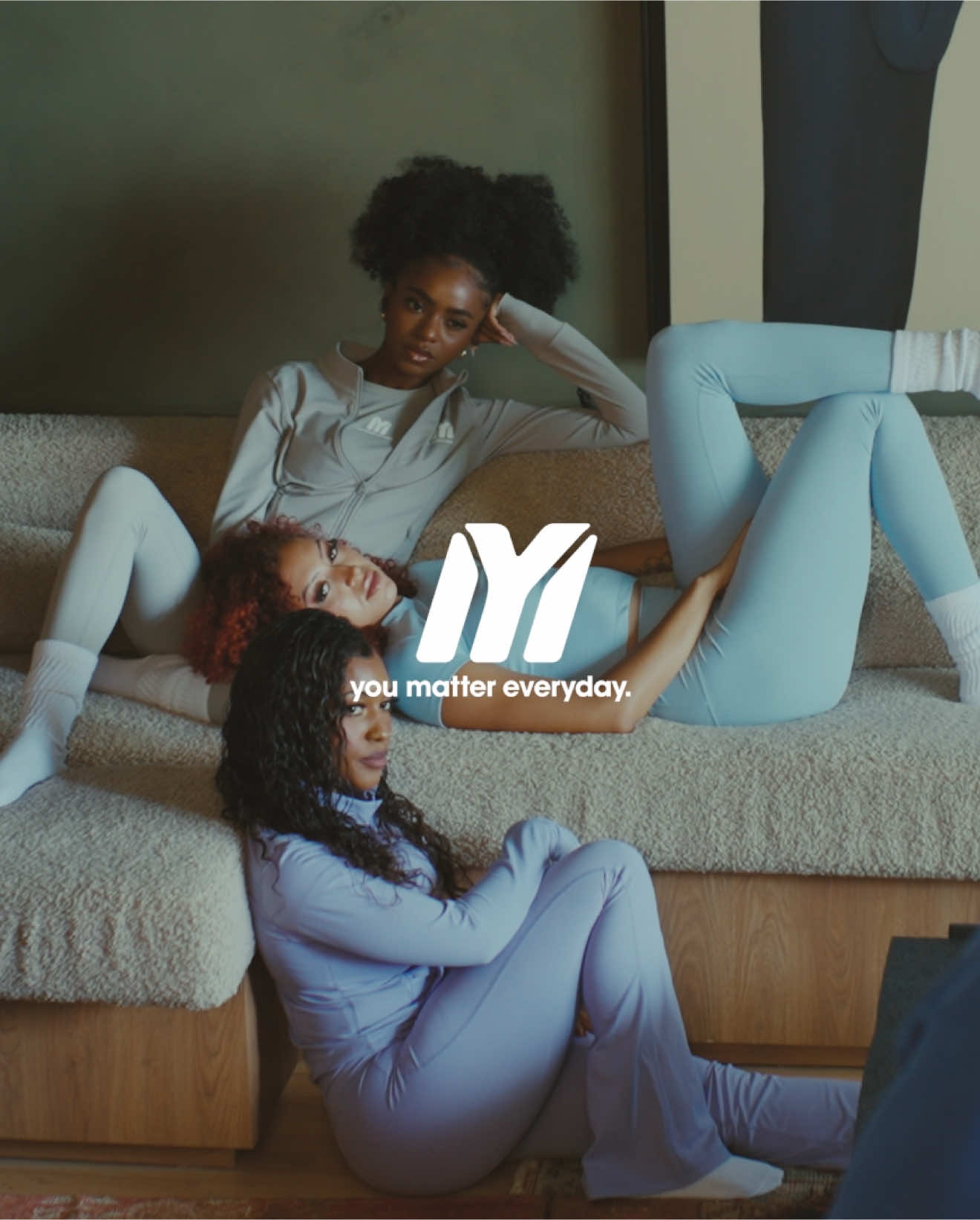 A post by @demetriusharmon on TikTok caption: You Matter Everyday. July 2nd at 6:06 AM EST. 🩵 @You Matter Everyday  7 colors — 1 for every day of the week. Filmed a little BTS for our upcoming collection You heard her “feels like butter, extra parm”