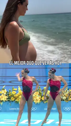 A post by @juegosolimpicos on TikTok caption: El mejor dúo que verás hoy: Ona Carbonell y su bebé 🤰💞 Leyenda de la natación artística, doble medallista olímpica, la española disfruta de un momento único. 😊 El movimiento puede hacernos sentir increíbles. Y juntos siempre es mejor... 😍 #JuegosOlímpicos #LetsMove | 📹 IG @ona_carbonell