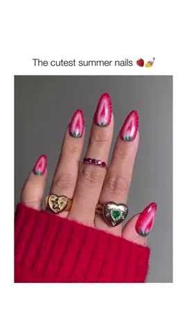 A post by @style on TikTok caption: This is why they call it nail *ART*😍 @sansungnails #nailart 