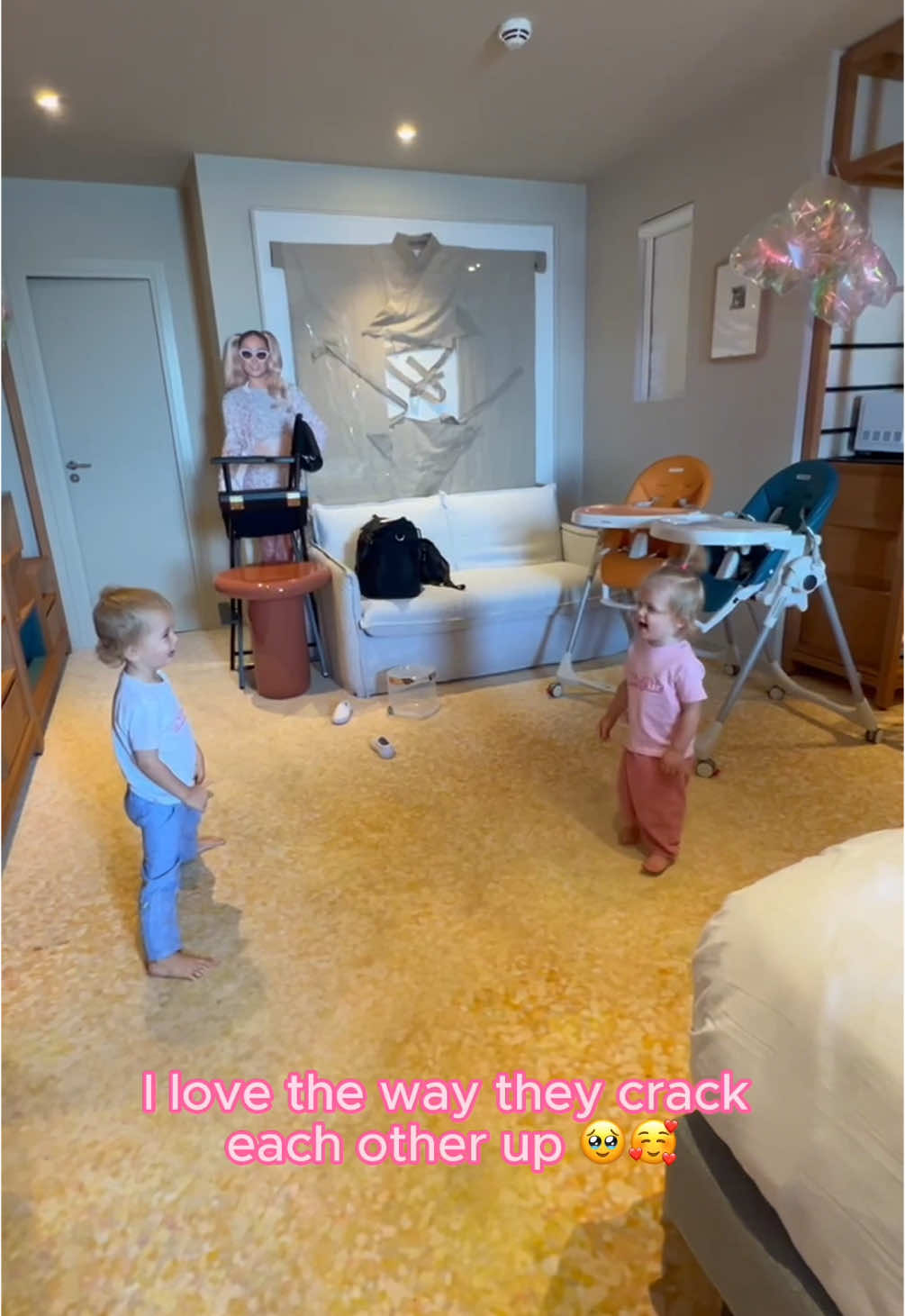 A post by @parishilton on TikTok caption: The #CutesieCrew and their giggle fits 🥹
