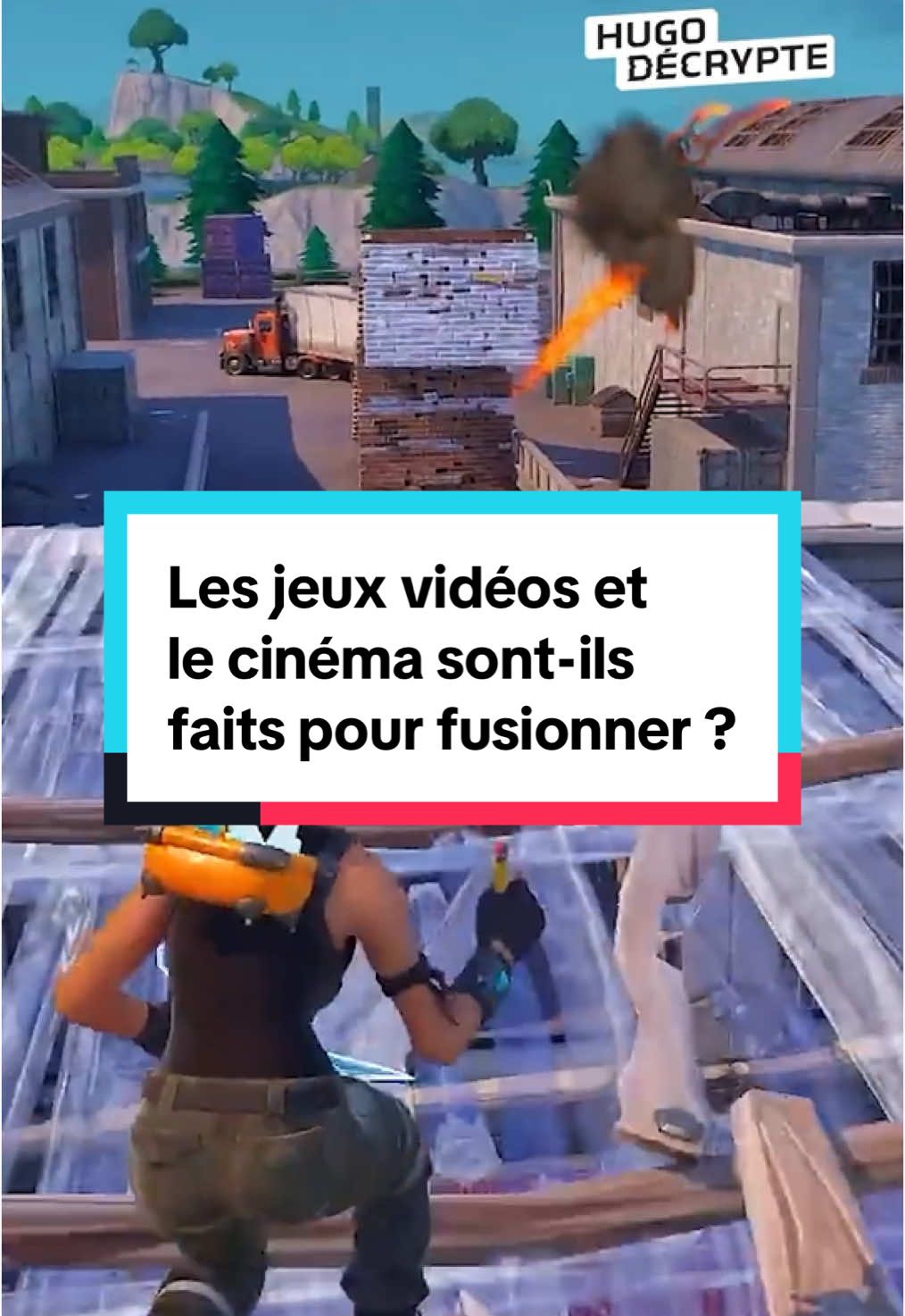 A post by @hugodecrypte on TikTok caption: On vous explique le phénomène de gamification de la pop culture, en collaboration commerciale avec @FortniteFR. Pour en savoir plus, rendez-vous sur Fortnite.