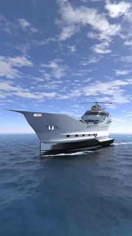 A post by @ on TikTok caption: #caronte #megayacht #mega #yacht  #supreme #jet #superyacht #pirate #pirateyacht #jetcapsule #lazzarini #design #yachtdesign #piratesofthecaribbean #yachtshow #luxury #yachts #bilionaire #jetlife
