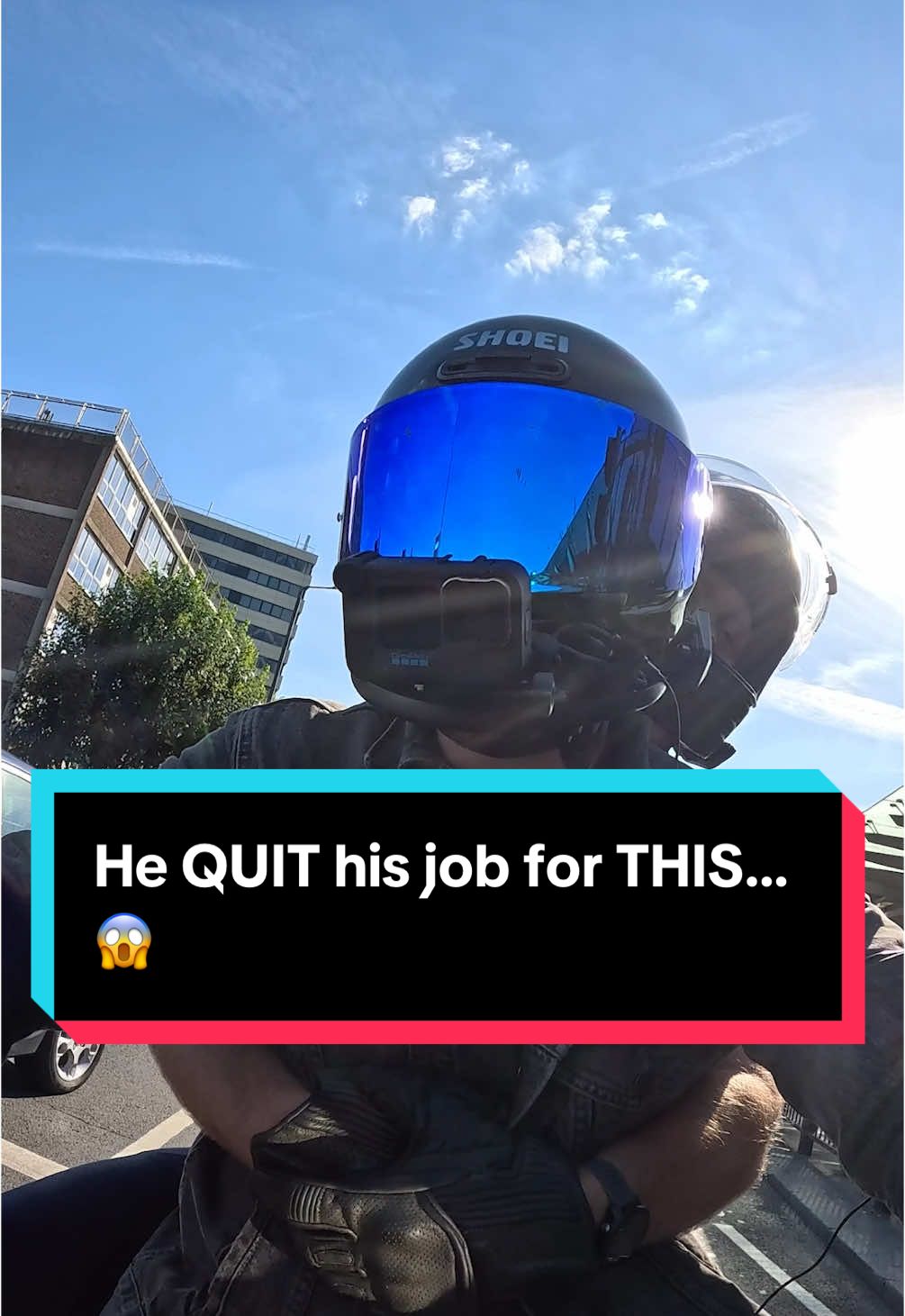A post by @simonsquibb on TikTok caption: Thanks for the ride! @HarveyRidesBikes 🏍️ ##Simonsquibb##business##dreams