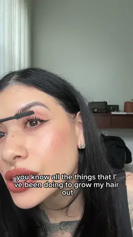 A post by @cejachel on TikTok caption: It’s a good problem to have but also I just want smooth hair 😩😩😩😩😩  #hairgrowth #hairtok #alopecia #alopeciaareata #hair 