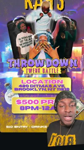 A post by @iiamkwasii on TikTok caption: #greenscreen  POP OUT TONIGHT!!  8p-12am $500 CASH PRIZE 💅🏾✨✨