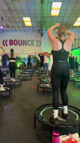 A post by @thiscolourfulnest on TikTok caption: Have you ever tried @((BOUNCE)) ??  It’s the best thing to happen to me in my fitness journey!! 💪🏻✨🤍 #bounce #bouncefitness #bouncefitbody #fitness #rebound #rebounding #trampoline #trampolinedancefitness #exercise #exercisetiktok #exerciseroutine #keepfit #fitnessclass 