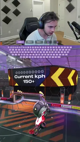 A post by @amustycow on TikTok caption: day 27 of racing @uuest  (west) to see who can hit every kph in a row #rocketleague 