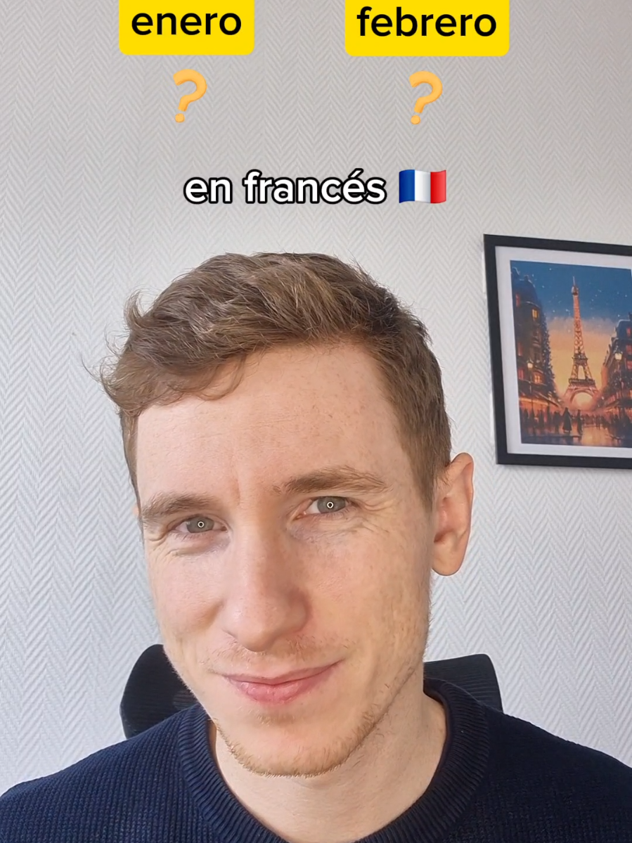 A post by @elmartino_french on TikTok caption: Los meses del año en francés #education #learnfrench #apprendrelefrançais #language 