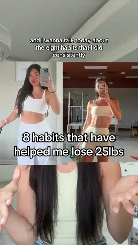 A post by @shelbysacco5 on TikTok caption: 8 habits that have helped me completely transform my physical health and lifestyle. If you are interested in the exact habit loops, workouts, nutrition strategies, and meal plan structure I used to lose 25 pounds the link to be notified when my program drops is in my bio! I cannot wait to release the Sad to Savage 6-week Habits, Strength, Pilates and Nutrition Program. These tools have completely transformed my life and my  team of experts: my certified personal trainer, certified Pilates instructor, and registered dietitian- they are so smart and truly INCREDIBLE. #healthyhabits #fitnesstransformation #healthyhabits #dailyhabits #nutritiontips #healthandwellnesstips #habittracking #habitstacking #fitnesshabits 