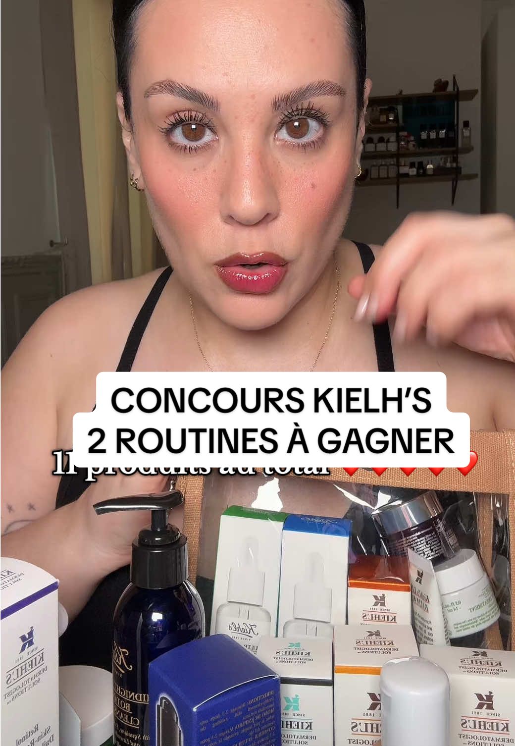 A post by @frenchtouchofmakeup on TikTok caption: CONCOURS AVEC @Kiehl's Since 1851 2 routines soins à gagner ! Que des best avec  •ultra facial  •la crème à l’avocat  •des sérums  •des masques  •la gamme CRÈME DE CORPS ✨✨ Merci 🥹 ✅abonnes toi à mon compte TikTok  ✅commente"je participe" ✅like et enregistre ce TikTok  #SkinCare #kielhs #ultrafacialcream #skintok #skincaretiktok 