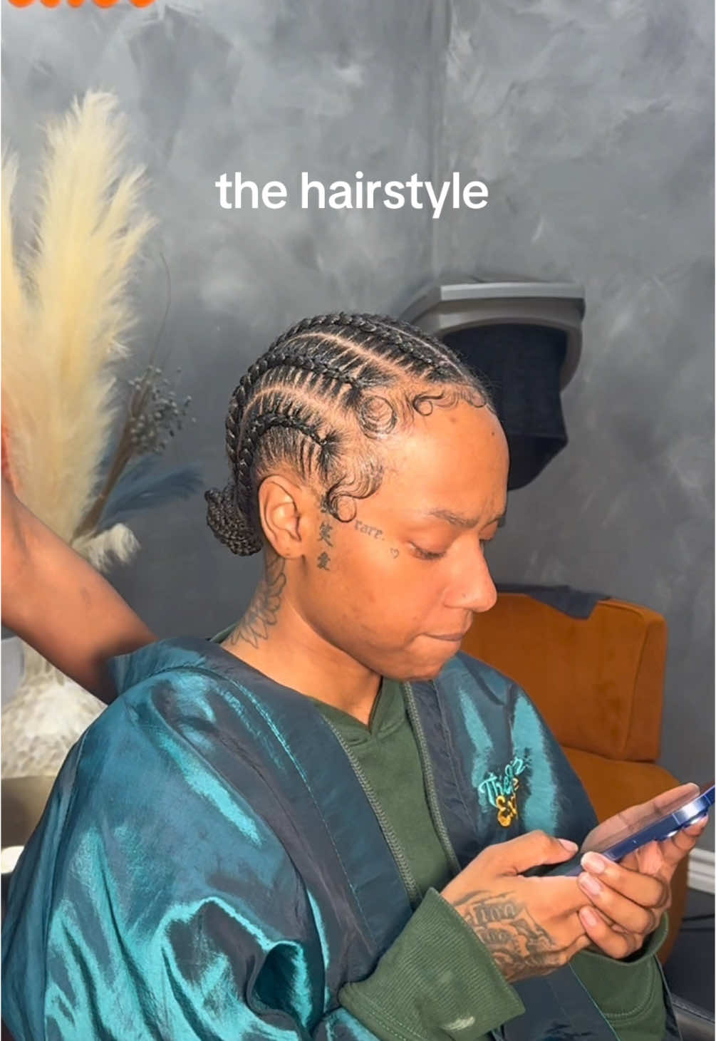 A post by @thekainoirexperience on TikTok caption: Some braid styles or desired looks WILL require braid gel, some people prefer a polished look and that’s okay!! I know we  are usually anti-gel but THIS gel is actually pretty safe for the hair and scalp. It contains NO alcohols, and it contains peppermint, aloe, sea moss, and skin conditioning agents which will all benefit the scalp. Braiders I’d highly recommend this for braid styles! @Camille Rose yall nailed it with this product! • • • #houston #houstonstylist   #htxstylist  #houstonhairstylist #houstonsilkpress #htxsilkpress #houstoncolorist #htxcolorist #houstonhairdye #houstoncolorspecialist #naturalhair #naturalhairinspo #hairinspo 