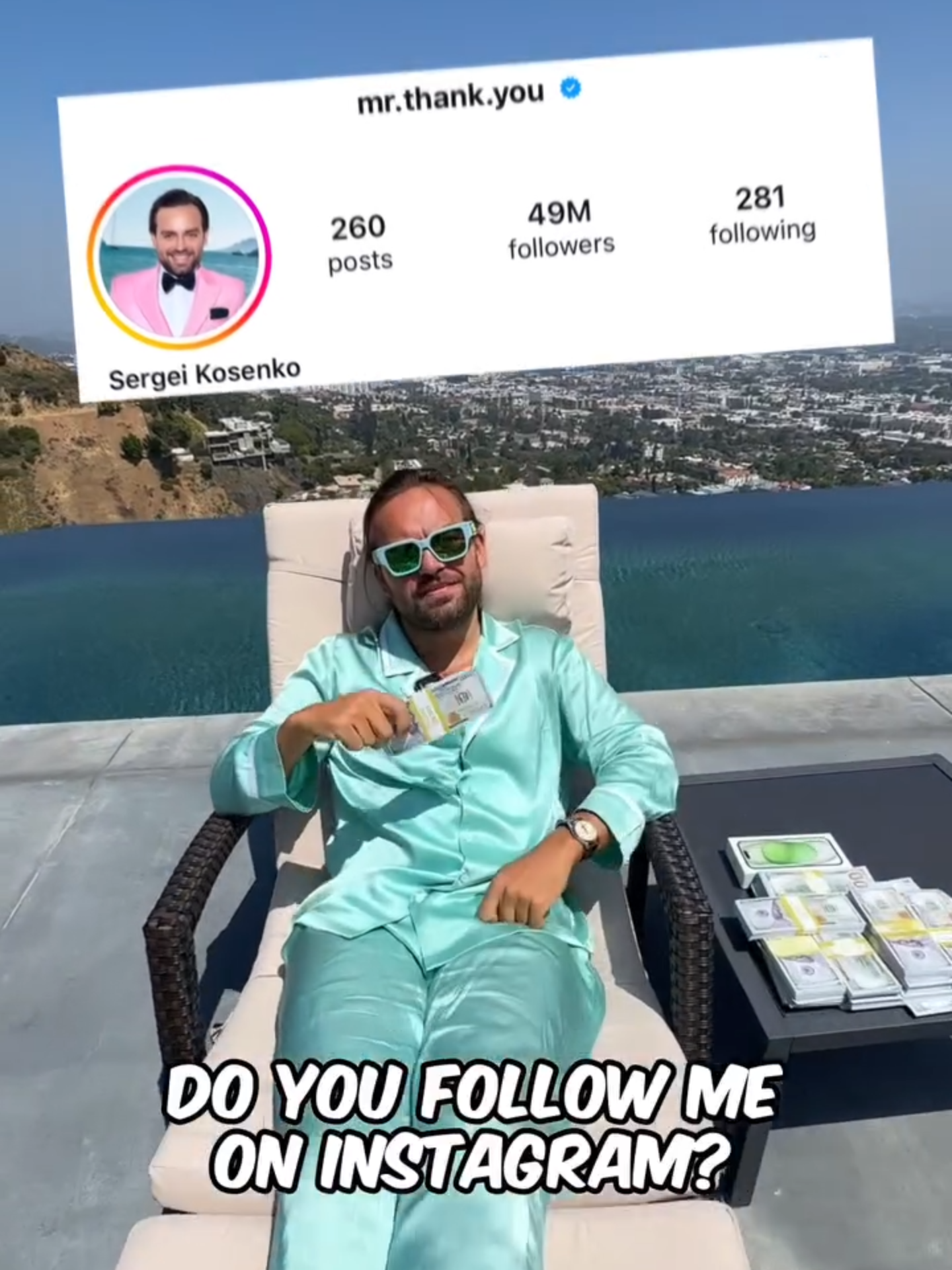 A post by @mr.thank_you on TikTok caption: Thank you for following @mr.thank_you ❤️💸