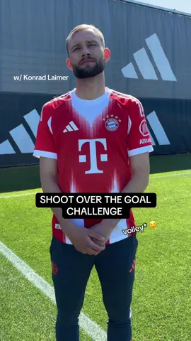 A post by @adidas on TikTok caption: Konni’s first try 🫣  #footballchallenge #bayern #football #adidas