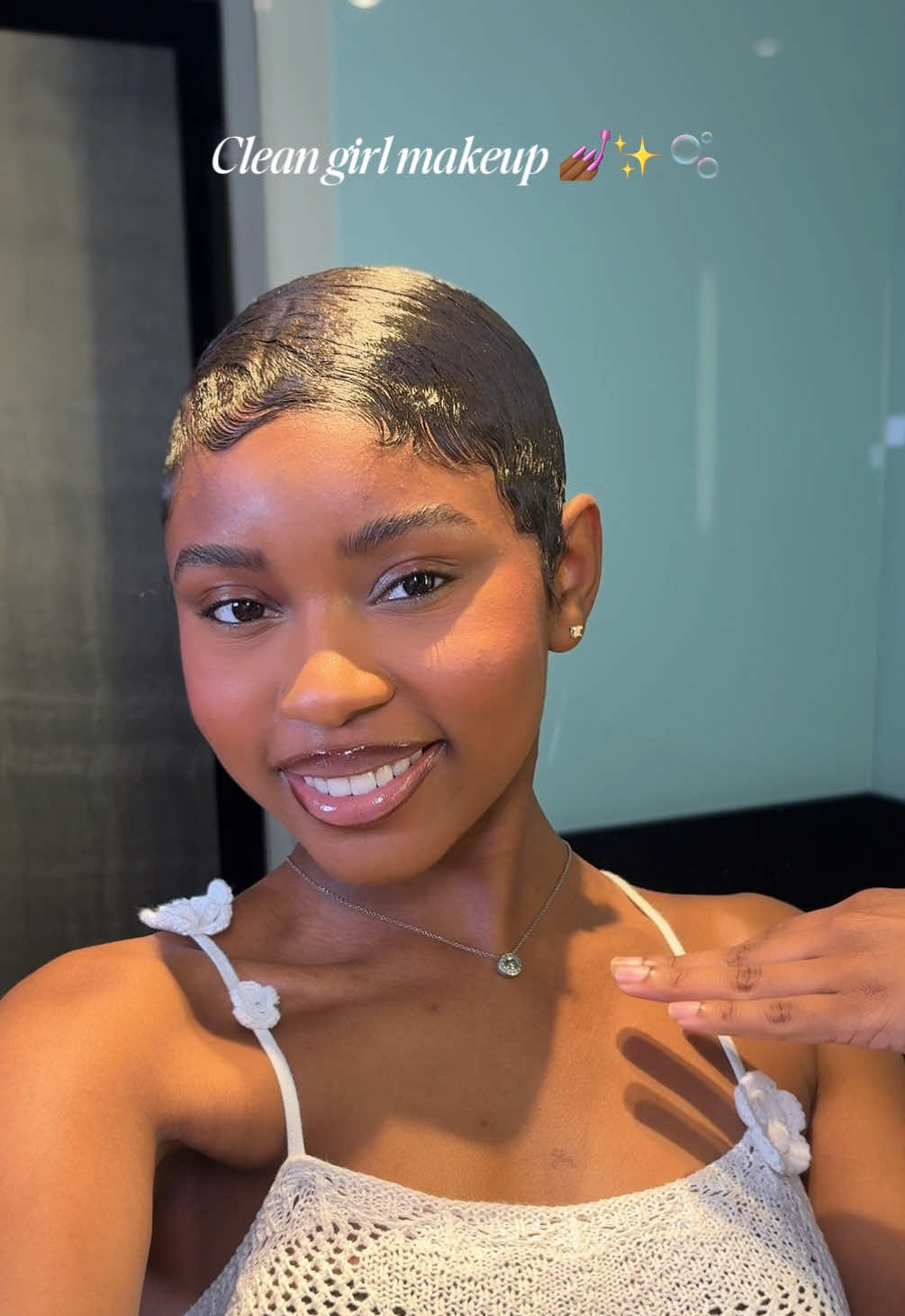 A post by @jasorjas on TikTok caption: Clean girl makeup look! ✨ 💅🏾 *All shades & products is 🔗 in my LTK!* @Morphe Cosmetics  @Saie  @Rare Beauty  @Charlotte Tilbury  @Anastasia Beverly Hills  @makeupbymario  @Juvia’s Place  @Maybelline NY  @NYX Professional Makeup  @Milani Cosmetics  @hudabeautyshop  #cleangirlmakeup #cleangirlmakeuplook #naturalmakeup #naturalglam #naturalbeat #softglam #everydaymakeup #makeuproutine #blackgirlmakeup #blackgirlmakeuptutorial #beginnermakeup 