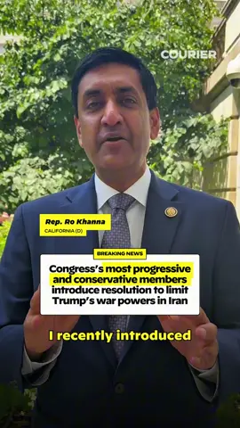 A post by @couriernewsroom on TikTok caption: Congress is finally reclaiming its authority as a co-equal branch of government.