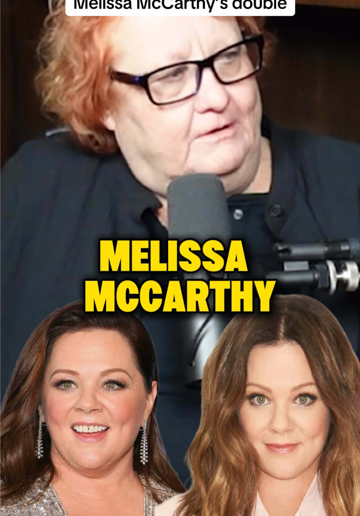 A post by @jimjcummings on TikTok caption: Naruto’s voice actor on being Melissa McCarthy’s double #jimcummings #naruto #narutoshippuden #boruto 