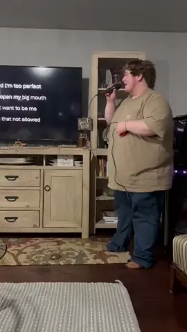 A post by @baykerblankeshipmusic on TikTok caption: Hey @lolayounggg how’d you think I do maybe you should put me on the remix? 🤣 #baykerblankenship #lolayoung #karaoke 