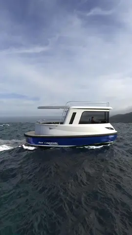 A post by @ on TikTok caption: The #special #jetcapsule #jet #capsule #yacht #boat #fishing #superyacht #megayacht #ddesign #watermobility #watercraft #seajet #boating #sailing #jetboat #fun #ocean #adventure #caravan #camperboat #houseboat 