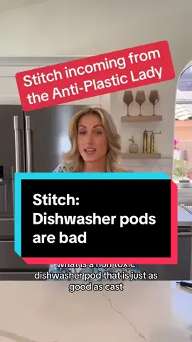 A post by @antiplasticlady on TikTok caption: #Stitch with @Tori Colli dishwasher pods are also a huge waste of money !!! #dishwasherpods #microplastics 