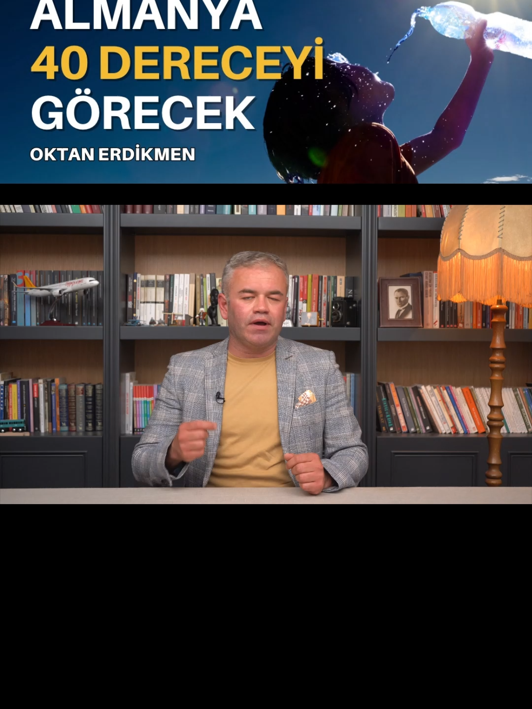 A post by @oktanerdikmen on TikTok caption: Almanya'ya çöl sıcakları geliyor #oktanerdikmen