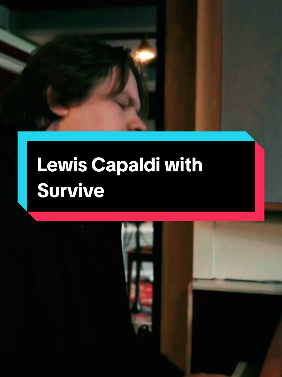 A post by @iambrightspark on TikTok caption: The incredible Lewis Capaldi with Survive. Enjoy. The king is back 🤴  #lewiscapaldi #survive #fyp #foryoupagе 