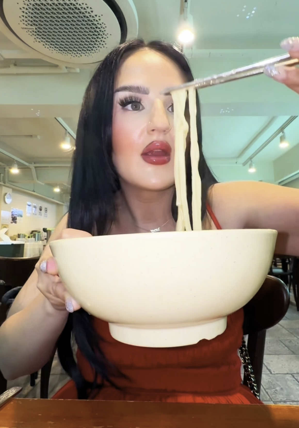A post by @mikaylanogueira on TikTok caption: EVERYTHING I ATE IN KOREA #korea #foodvlog 