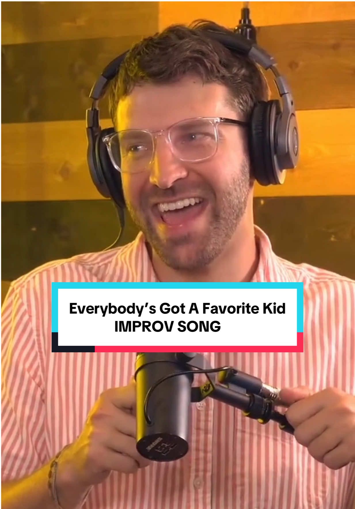 A post by @theimprovguy on TikTok caption: You’ll be OUR favorite kid if you join the LAUGHPASS community at www.LAUGHPASS.tv #improv #song #musicalmonday #improvbroadway 