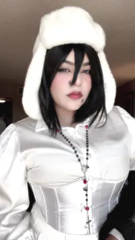 A post by @lilacbroccolib on TikTok caption: Get in the water 🗣️ #bsd #bungoustraydogs #bsdcosplay #bungoustraydogscosplay #fyodordostoyevsky #fyodorcosplay 